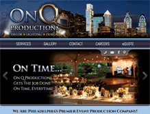 Tablet Screenshot of onqproductions.com